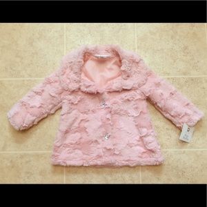 ***BRAND NEW*** “Mini Muffin” faux fur swirl coat